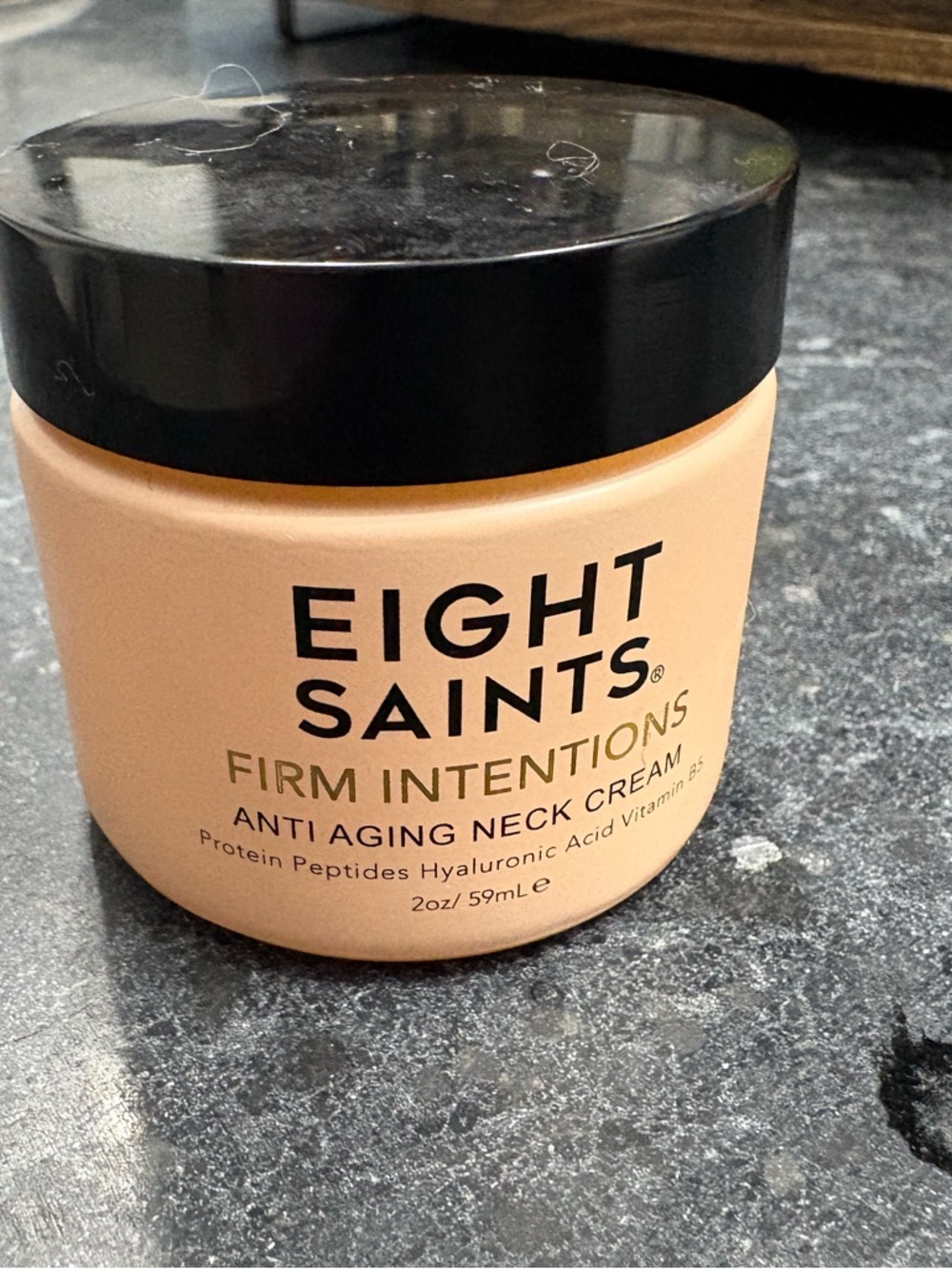 Eight Saints Firm Intentions Anti-Aging Neck Cream — Peach